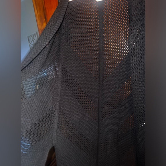 ⭐️Harper Heritage ⭐️ from Francesca’s⭐️ Black long sleeve sweater Duster ⭐️ - Picture 11 of 15